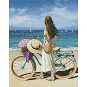 Rayher. Diamantni mozaik, Sea coast, 40x50 cm