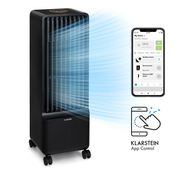 Klarstein Maxflow Smart, hladilec zraka 3 v 1, ventilator, vlažilec zraka, 5 l, WiFi, daljinski upravljalnik, 2 × hladilni set