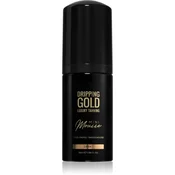 Dripping Gold Luxury Tanning Mini Mousse samoporjavitvena pena za obraz in telo odtenek Dark 90