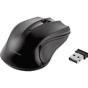 Vivanco Brezžična miška, optična Vivanco IT-MS RF 1000, črna