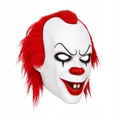 Korbi Lateksna maska klovn morilec Halloween