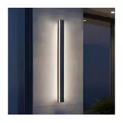 LED spoljašnje zidno svetlo MIRANA LED/25W/230V 4000K IP44 120 cm crna