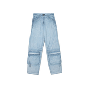 Cropp - Pantalone s cargo džepovima - navy