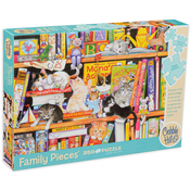 Cobble Hill - Puzzle Družinska uganka: Storytime Kittens 350 - 350 kosov
