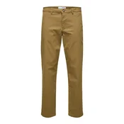 SELECTED HOMME Chino hlače New Miles, rjava