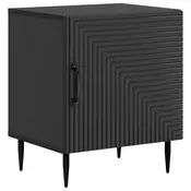 vidaXL vidaXL Nočna omarica Črna 43 x 34,5 x 50 cm Inženirski les, (5000209917)