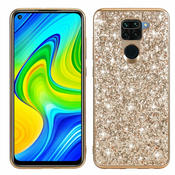 Ovitek za Xiaomi Redmi Note 9 | Bleščice, Gold