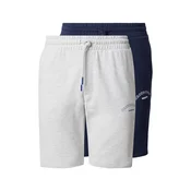 JACK & JONES Hlače JPSTGORDON  temno modra / pegasto bela