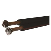 Dupli kabel ECO 2×1,0mm, BLACK/Red, 100m 70295