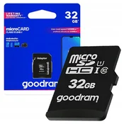 Goodram M1AA pomnilniška kartica 32 GB MicroSDHC Class 10 UHS-I
