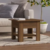 Stolic za kavu boja smedeg hrasta 55 x 55 x 42 cm od iverice