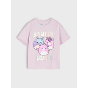 Sinsay - Pamucna majica sa printom Squishmallows - lavanda