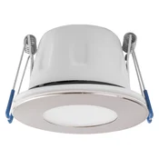 MEGAMAN LED ugradbeni reflektor Tego Slim, 4000 K, nikal, IP65 - kupaonica - Moderan - nikl - Aluminij
