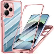Hibridni Full body ovitek Techsuit ColorVerse 360 za Xiaomi Redmi Note 14 4G - pink