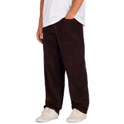 Empyre Loose Fit Sk8 Cord moške hlače dark brown