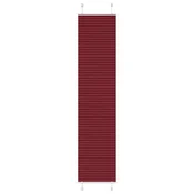 Plisirana zavjesa Bordo crvena 45x200 cm Širina tkanine 44,4 cm Poliester