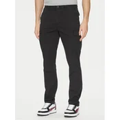 Napapijri Hlače iz tkanine NP0A4IDQ0411 Siva Regular Fit