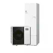 MITSUBISHI PUZ-SWM80YAA+ERST30F-YM9EE 8 kW toplotna črpalka z integriranim 300l bojlerjem (ogrevanje+hlajenje)/model 2026/27 - Mitsubishi