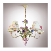 Luster na lancu ROMANCE 5xE14/40W/230V 75 cm