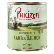 Purizon Adult 6x800 g - Divjačina z zajcem s krompirjem in hruško