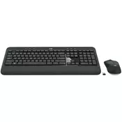 Logitech 920-008685 MK540 Wireless RF Wireless Membrane QWERTY black,White Mouse included (920-008685)