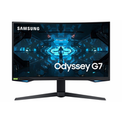 Samsung Odyssey C27G75TQSP 68,6 cm (27) 2560 x 1440 pikseli Wide Quad HD QLED Crno