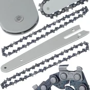 Rosfix Set Vodilo In Veriga 6 Za Električno Žago – Visokokakovostna Jekla, Dolžina 18,5 Cm, Korak 1, Združljivo Z Mini Battery Žags, (5000212915)