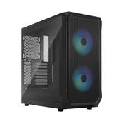 Fractal Design Focus 2 Black TG Clear Tint, tower case (black, tempered glass)