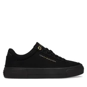 Superge Tommy Hilfiger Th Foxing Platform Canvas FW0FW09480 Črna