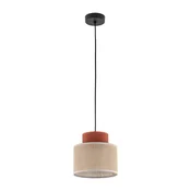 TK Lighting Viseča svetilka DUO JUTA RJAVA 3139