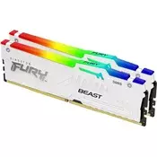 RAM DIMM DDR5 KINGSTON 2x32GB 5600MHz White RGB EXPO KF556C36BWEAK2-64