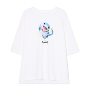 Cropp - Bela majica s printom - white
