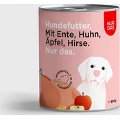 NUR DAS Pasja hrana - raca in jabolko - 800 g