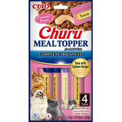 Churu Mačji priboljški Meal Topper, 4 x 14 g - Tuna z lososom