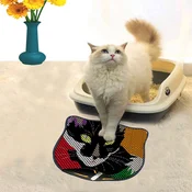 Aberto Design Prostorika za toalet za macke Kdkafa0247, 40 x 50 cm, Šarena