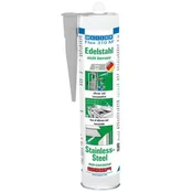 WEICON Flex 310 M Nerjaveče jeklo, lepilo in tesnilna masa iz MS-polimera 310 ml, za nerjaveče jeklo in aluminij, mokro barvanje, brez silikona, UV odporno