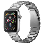 slomart spigen modern fit band apple watch 4 / 5 / 6 / 7 / 8 / se / ultra (42 / 44 / 45 / 49 mm) silver