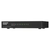 QNAP preklopnik QSW-1108-8T-R2 (8x 2.5GbE port, pasivno hlađenje, podrška 100M/ 1G/ 2.5G)