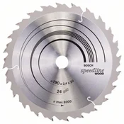 BOSCH List kružne testere Speedline Wood 190 x 20;16 x 2.6 mm. 24