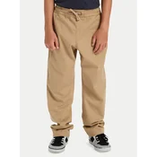 Quiksilver Hlače iz tkanine Taxer Heavy Twill EQBNP03132 Bež Cargo Fit