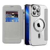 Etui SmartMag Book z Magsafe tehnologijo in RFID denarnico za iPhone 13 Pro Max - gray