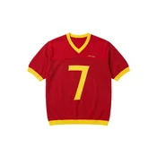 Kleidermafia Majica Oversize Portugal Knit T-shirt - Red rdeča