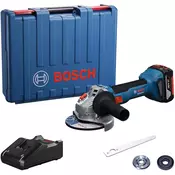 Bosch Akumulatorska ugaona brusilica GWS 18V-8, 125mm, 1x4,0Ah + punjac + kofer 06019N9021