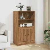Vidaxl vidaXL Omarica, Artisan hrast, 60x35,5x103,5 cm, Material na osnovi lesa