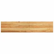 Vidaxl Podloge za stopnice 8 kosi rjave 120x25x2 cm trdna hrastovina