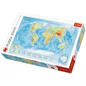 Trefl Puzzle Physical Map of the World 10463