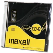 Maxell MAXELL CD-R 700MB 52X SLIM ETIKETA*10 624003.40.CN