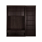 Rjav TV komplet iz masivnega bora 214x223 cm Anita – Storaa