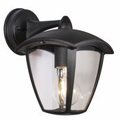 VANJSKA RASVJETA ZIDNA FEROTEHNA LANTERNA 1xE27 60W BLACK DOWN 4 GLASS
