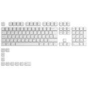 Keycaps Glorious GPBT - Arctic White - ISO - UK Layout